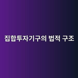 집합투자기구의 법적 구조와 운용 원리 4 eca791ed95a9ed88acec9e90eab8b0eab5acec9d98 ebb295eca081 eab5aceca1b0 1784975953