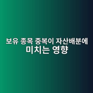 보유 종목 중복이 자산배분에 미치는 영향 3 ebb3b4ec9ca0 eca285ebaaa9 eca491ebb3b5ec9db4 ec9e90ec82b0ebb0b0ebb684ec9790 ebafb8ecb998eb8a94 ec9881ed96a5 1787738977