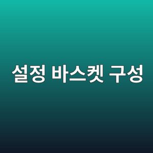 설정 바스켓은 어떻게 구성되는가 2 ec84a4eca095 ebb094ec8aa4ecbc93 eab5acec84b1 1786152443