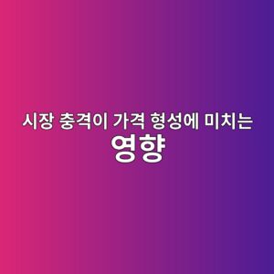 시장 충격이 가격 형성에 미치는 영향 6 ec8b9cec9ea5 ecb6a9eab2a9ec9db4 eab080eab2a9 ed9895ec84b1ec9790 ebafb8ecb998eb8a94 ec9881ed96a5 1785753448
