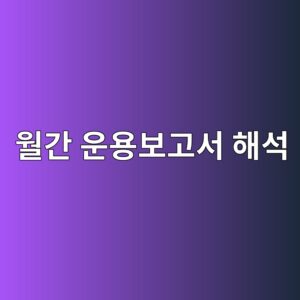 월간 운용보고서를 해석하는 방법 3 ec9b94eab084 ec9ab4ec9aa9ebb3b4eab3a0ec849c ed95b4ec849d 1785753737