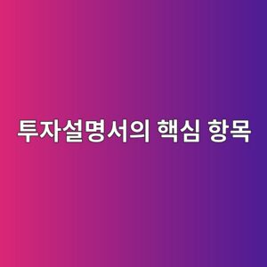 투자설명서에서 반드시 확인해야 할 핵심 항목 2 ed88acec9e90ec84a4ebaa85ec849cec9d98 ed95b5ec8bac ed95adebaaa9 1785753685