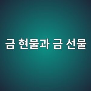 금 현물과 금 선물의 가격 추종 방식 비교 1 eab888 ed9884ebacbceab3bc eab888 ec84a0ebacbc 1788681043