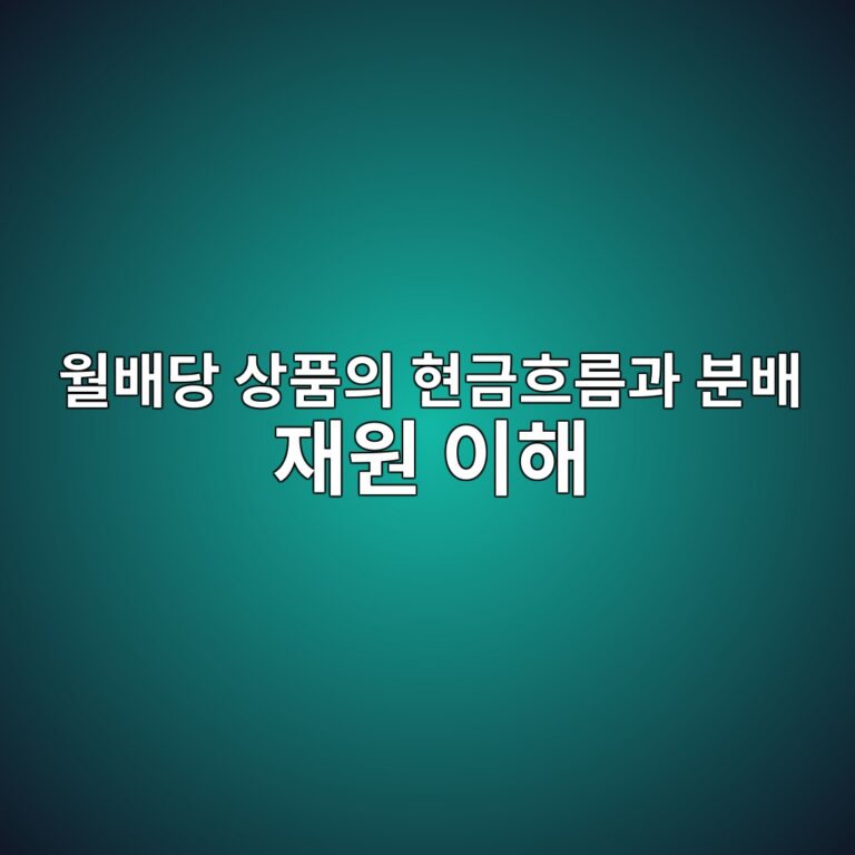 월배당 상품의 현금흐름과 분배 재원 이해 2 ec9b94ebb0b0eb8bb9 ec8381ed9288ec9d98 ed9884eab888ed9d90eba684eab3bc ebb684ebb0b0 ec9eacec9b90 ec9db4ed95b4 1788348514