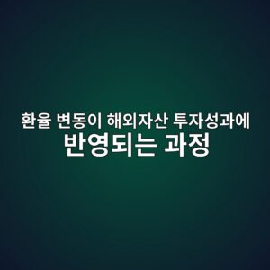 환율 변동이 해외자산 투자성과에 반영되는 과정 5 ed9998ec9ca8 ebb380eb8f99ec9db4 ed95b4ec99b8ec9e90ec82b0 ed88acec9e90ec84b1eab3bcec9790 ebb098ec9881eb9098eb8a94 eab3bceca095 1789471038